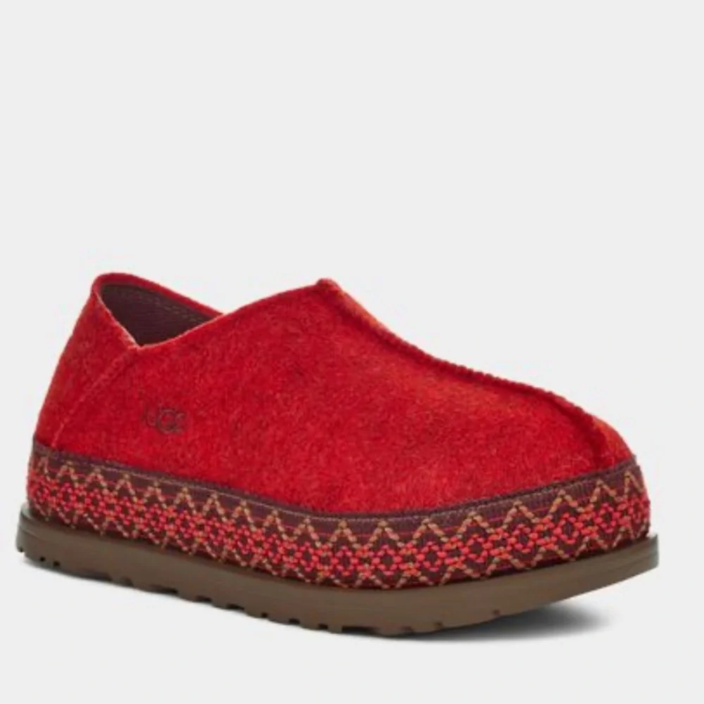New authentic Ugg women’s refelt tasman slipper red - Picture 1 of 4